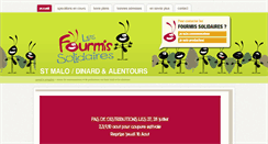 Desktop Screenshot of les-fourmis-solidaires.fr