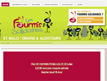Tablet Screenshot of les-fourmis-solidaires.fr